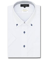 TAKA-Q/形態安定 吸水速乾 スタンダードフィット ボタンダウン 半袖 シャツ メンズ ワイシャツ ビジネス ノーアイロン 形態安定 yシャツ 速乾/506176504