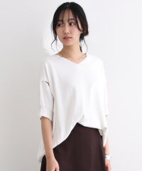PourVous/プールヴー PourVous 袖脇オープンVネック5分袖ニット フォーマル ワンピース パーティードレス 20代 30代 40代/506178556