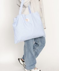 SVEC/シュベック SVEC ビッグサイズストライプトートバッグ/506179650