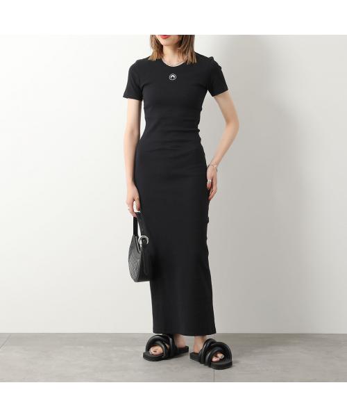 Marine Serre ワンピース Organic Cotton Rib Tube Dress WDR057 ...