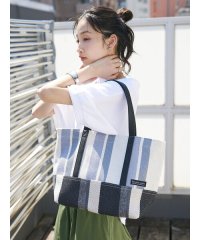 CRAFT STANDARD BOUTIQUE/Blucielo nuovo コンビストライプトート/506180190
