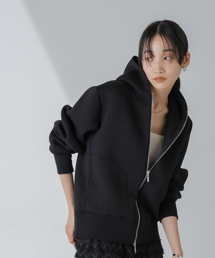 WEB限定/テックダンボールダブルジップパーカー 24AW(505982603 WEB限定/テックダンボールダブルジップパーカー 24AW(505982603