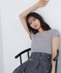 NATURAL BEAUTY BASIC/ニュアンスネックコンパクトニット/506168945