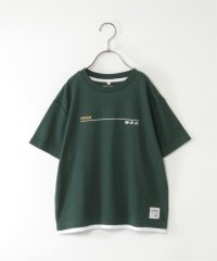 ikka kids/鹿の子裾レイヤープリントTシャツ（120〜160cm）/505859140
