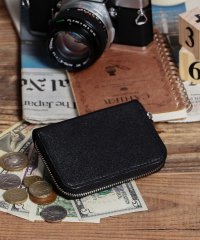 MARUKAWA/マルカワ MARUKAWA 【本革】水シボレザー ラウンドファスナー コインケース 小銭入れ 小物入れ コンパクト 財布 メンズ レディース さいふ サイフ/506101715