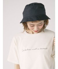 Lugnoncure/【接触冷感】筆記体ロゴプリントTシャツ/506194754