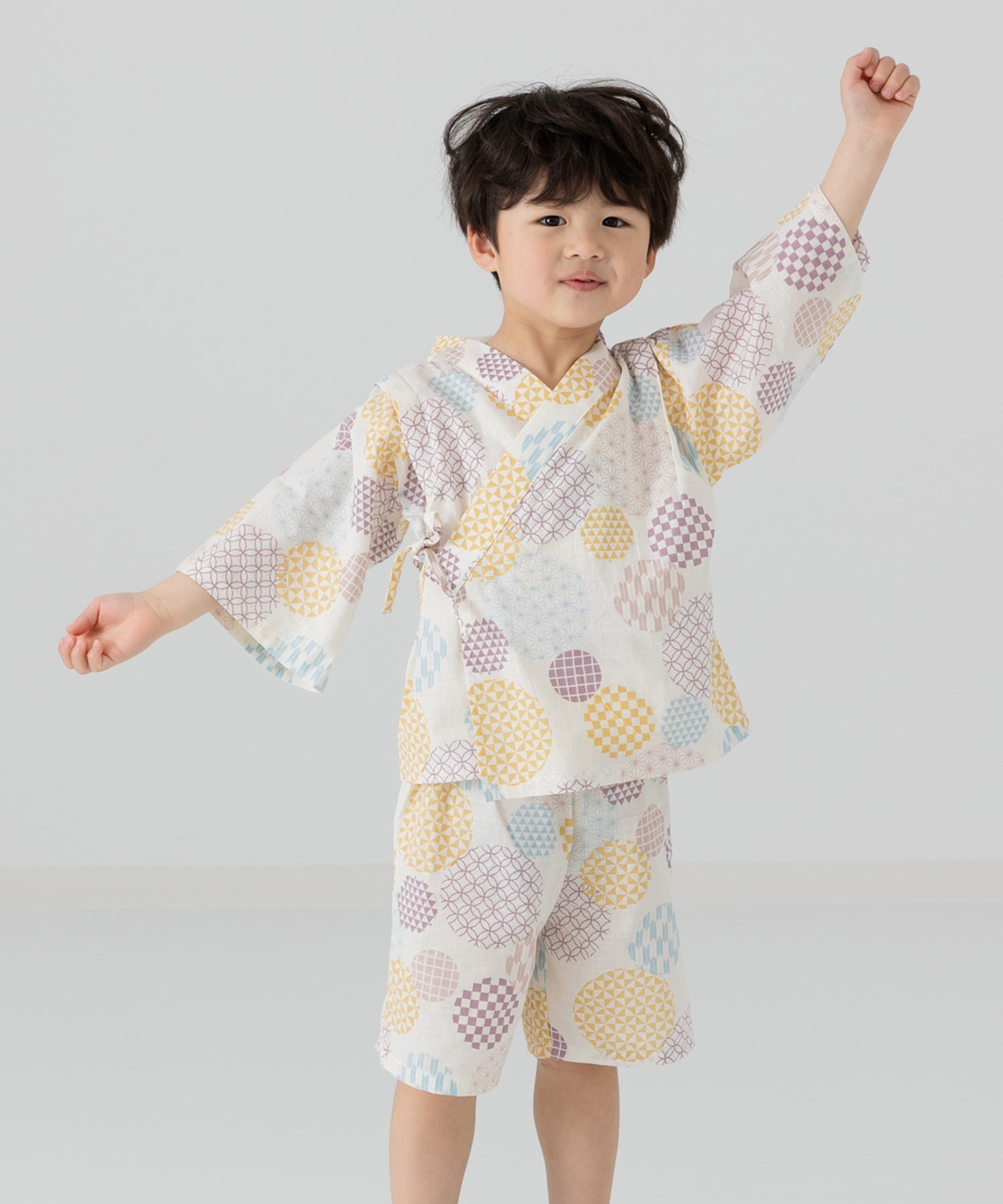 チルぬい サイズ 服〗甚平 上下 2点セット