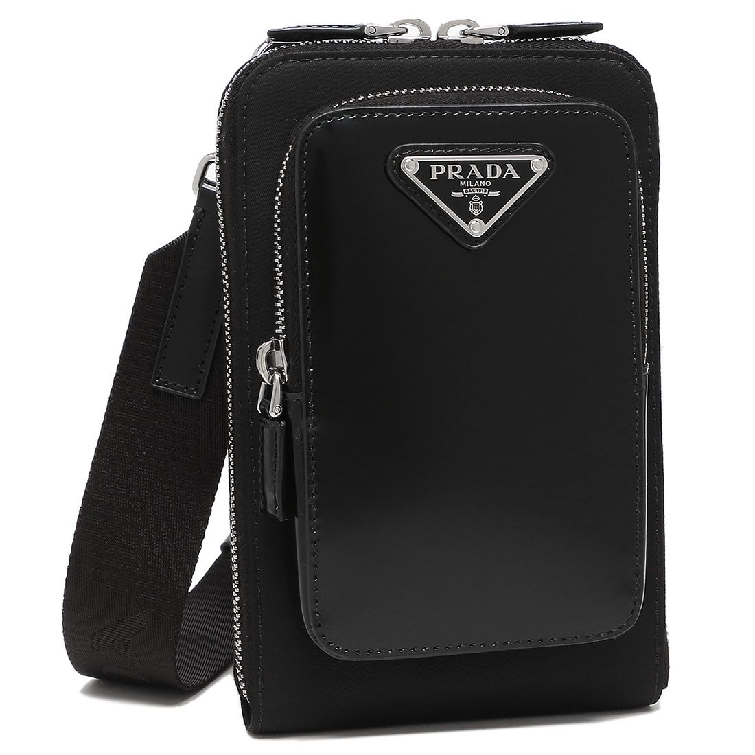 プラダ PRADA ショルダーバッグ リナイロン ブラッシュドレザー プラダ PRADA ショルダーバッグ リナイロン ブラッシュドレザー