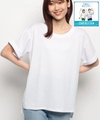 JEANS MATE/ジーンズメイト JEANS MATE 【ZEROSTAIN】ロールカフサイドスリットT/506157100