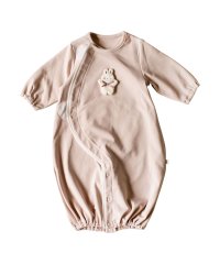moc mof/mocmof モクモフ 子供服 女の子 男の子 アップリケ 2WAYオール ベビー 赤ちゃん 50－70cm対応 アニマル アップリケ 622－466087/506198340