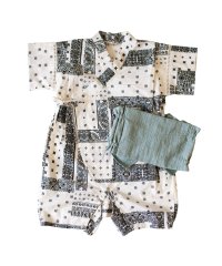 moc mof/mocmof モクモフ 子供服 女の子 男の子 ロンパース ペイズリー ベビー 赤ちゃん 70－90対応 帯付き ペイズリー 622－466101/506198343