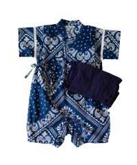 moc mof/mocmof モクモフ 子供服 女の子 男の子 ロンパース ペイズリー ベビー 赤ちゃん 70－90対応 帯付き ペイズリー 622－466101/506198343