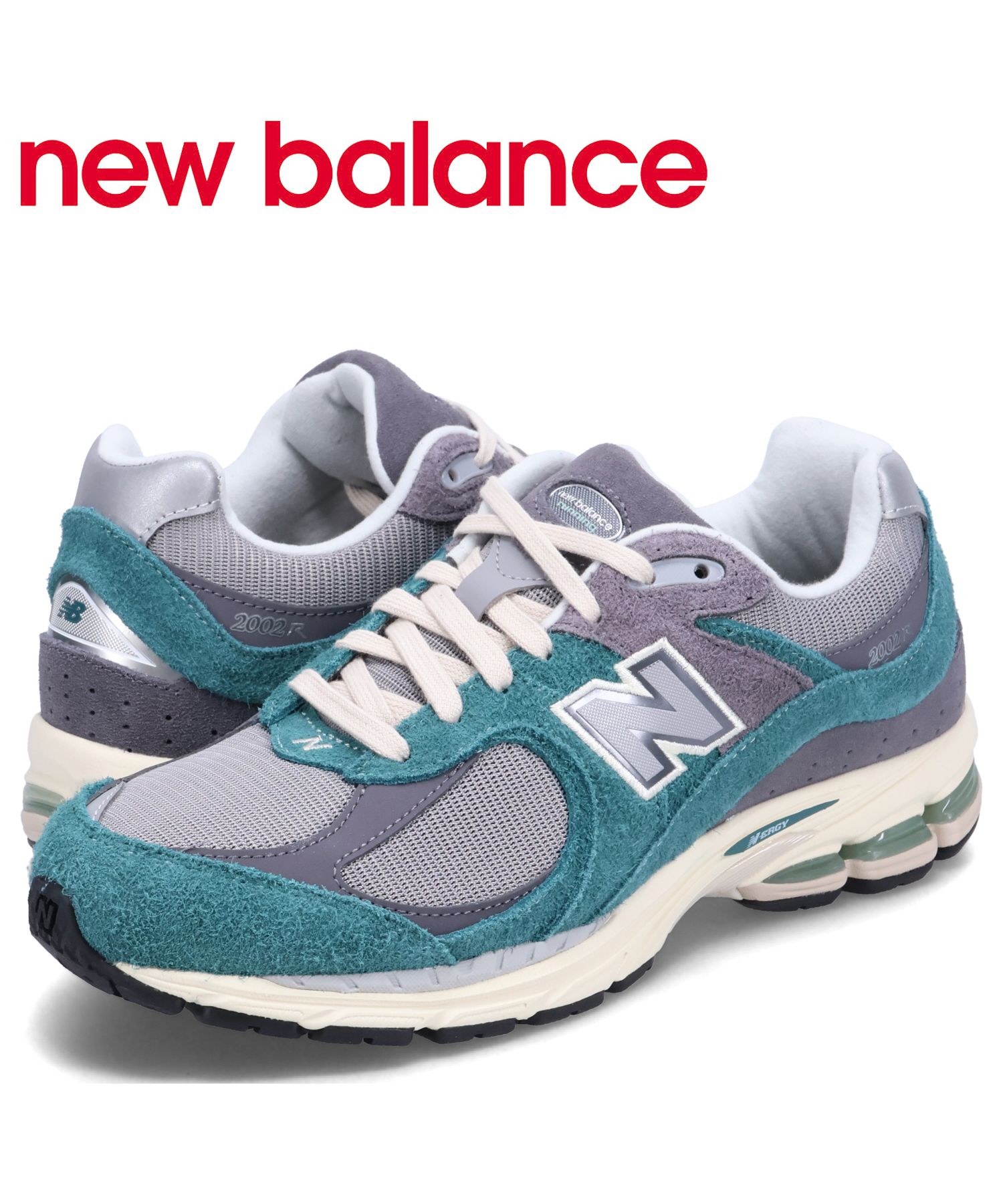 ニューバランス new balance 2002 スニーカー メンズ Dワイズ グリーン ...