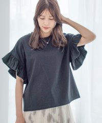 JAYRO/コットンフリル袖Tシャツ/506200992