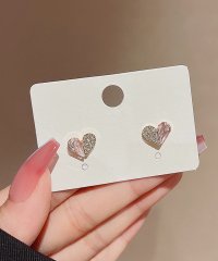 shoppinggo/ピアス ピンクハート 可愛いピアス ハートピアス キラキラ ビジューピアス おしゃれ かわいい きれいめ レディース 人気アクセサリー/506201051