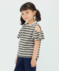 SHIPS Colors  KIDS/SHIPS Colors:〈洗濯機可能〉肩あき ボーダー TEE(100~140cm)/506205643