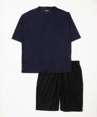 MAC HOUSE(men)/SARARI サラリ NAVY ドライメッシュ上下セット 342100MH/506201960