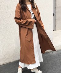 Amulet/アミュレット Amulet 2wayシャツワンピース レディース 10代 20代 30代 韓国ファッション カジュアル 長袖 春 秋 無地 シンプル ジャケット/506209110