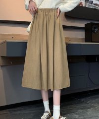 Amulet/アミュレット Amulet コーデュロイ風ロングスカート レディース 10代 20代 30代 韓国ファッション 春 秋 冬 カジュアル かわいい おしゃれ シン/506209118