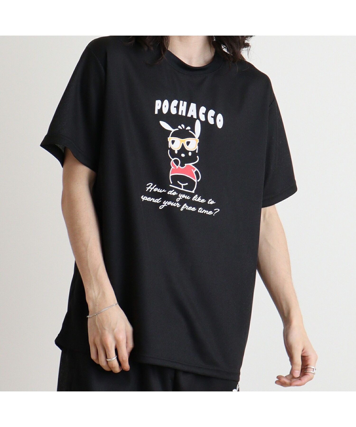 ポチャッコ[WAIKEI] CHILL POCHACCO STRIPE HALF SLEEVE T-SHIRT Waikei x POCHACCO] 25SS Pochaccco With Star Half Sleeve T