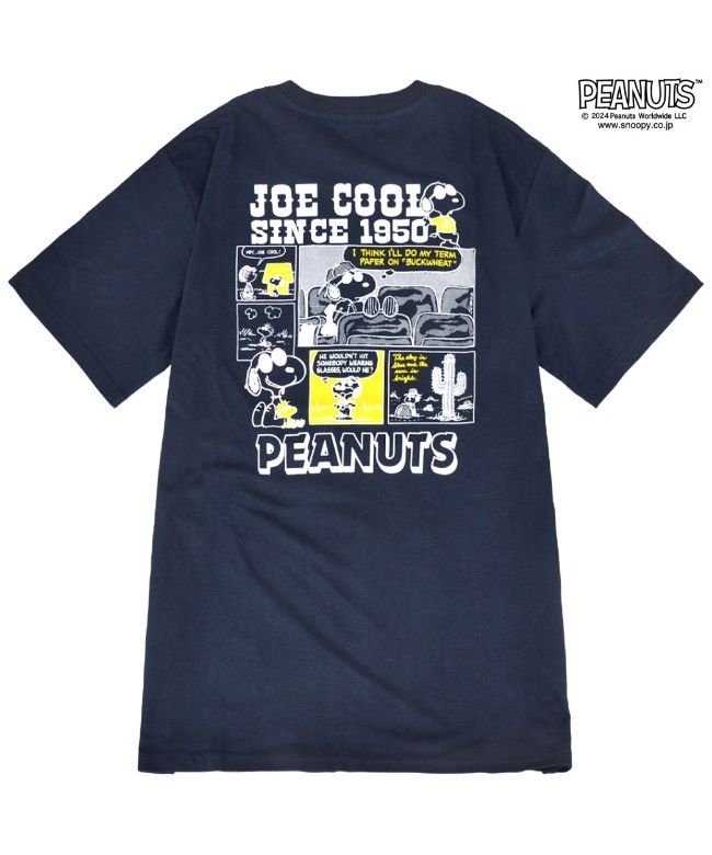 ピーナッツ PEANUTS スヌーピー Tシャツ 半袖 バック プリント ピーナッツ PEANUTS スヌーピー Tシャツ 半袖 バック プリント