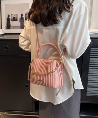 miniministore/プリーツショルダーバッグ チェーン装飾/506211061