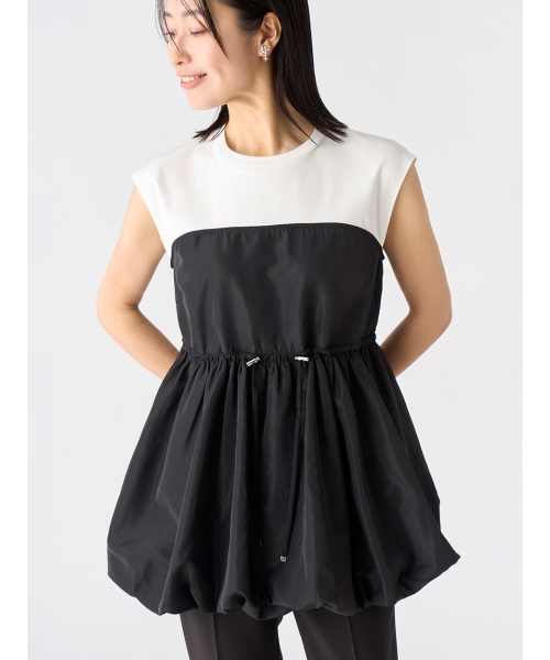 セール 50%OFF】ドロストペプラムデザインカットソー(506211589