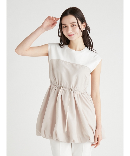 【希少！！】 セール 50%OFF】ドロストペプラムデザインカットソー(506211589 カットソー(半袖/袖なし)