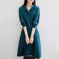 maison de LATIR/メゾンドラティール maison de LATIR フォースメント Forcement スタンドカラースキッパーワンピース/506195695