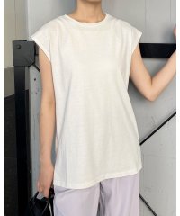 Spiritoso/スピリトーゾ Spiritoso ピグメント フレンチスリーブTシャツ/506204095
