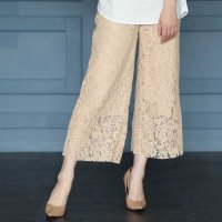 Sawa a la mode/サワアラモード Sawa a la mode ワンピースの下に穿くレースワイドパンツ/506212030