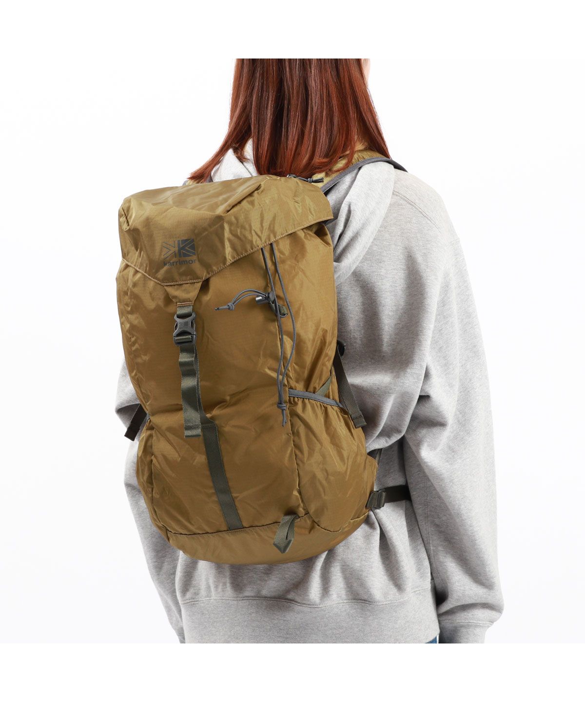 カリマーパッカブルバック折りたたみ27L タグ付き