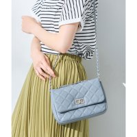 GLACIER/ハニーズ Honeys フラップショルダーバッグ 鞄 バッグ ショルダーバッグ フェイクレザー キルティング コンパクト レディース/505465016