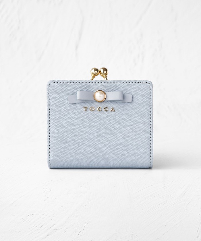 送料無料 通販 ファッション 新色ブルー登場】PEARL KNOT BIFOLDWALLET 財布(505797582 小物