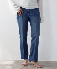 Bonjour Sagan/ボンジュールサガン BONJOUR SAGAN ステップカットテーパードデニムパンツ/506219231
