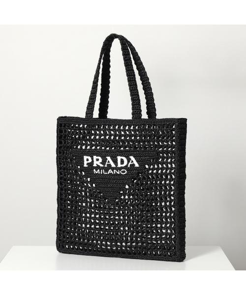 セール】PRADA トートバッグ 1BG393 OOO 2A2T かごバッグ