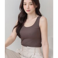 tu-hacci/ツーハッチ tu－hacci 《ナチュ盛りtype》「ブラモネ」リブタンクトップ U型 ノンワイヤー/506223748