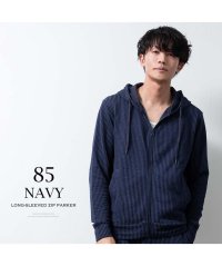 GENELESS/ジェネレス GENELESS パーカー メンズ 長袖 ジップ パーカ シアサッカー ジップアップ 長袖パーカー 夏 フーディー ホワイト×ネイビー アウター 黒/506226176