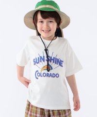 SHIPS KIDS/SHIPS KIDS:100～130cm /〈接触冷感/吸水速乾〉ピザ モチーフ 半袖 TEE/506227458