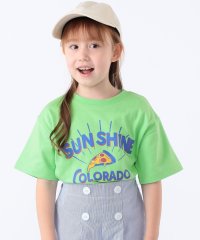 SHIPS KIDS/SHIPS KIDS:100～130cm /〈接触冷感/吸水速乾〉ピザ モチーフ 半袖 TEE/506227458