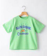 SHIPS KIDS/SHIPS KIDS:140～160cm /〈接触冷感/吸水速乾〉ピザ モチーフ 半袖 TEE/506227459