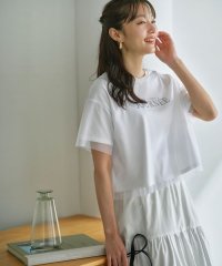 any SiS S/シアーチュールロゴ Tシャツ/506228527