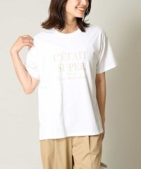 a.v.v/【接触冷感】大人のゆるロゴTシャツ/506091432