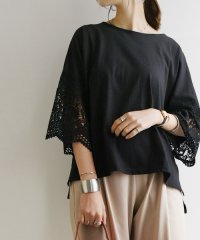 and it_/アンドイット and it_ レーススリーブカットソー カットソー レディース 春夏 半袖 トップス Tシャツ ティーシャツ tシャツ レース 涼感 大人可愛い/505386946