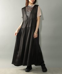MAISON BREEZE reveur/メゾンブリーズレヴール MAISON BREEZE reveur ジャンパースカート ワンピース ノースリーブ ティアード ロングワンピース 深Vネック trc/506040177