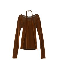 CLANE/TULLE FLOCKY LAYERED TOPS/506227416