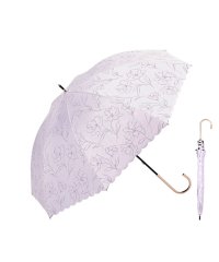 because/ビコーズ because because 日傘 傘 レディース ビコーズ 長傘 晴雨兼用傘 晴雨兼用 手開き 花柄 ギフト Line Flower PUラインフ/506240645
