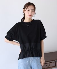 BLUEEAST/ブルーイースト BLUEEAST 異素材ドッキングTシャツ/506242558