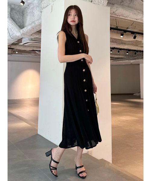 セール 50%OFF】クロシェ風シアーニットワンピース(506242727 セール 50%OFF】クロシェ風シアーニットワンピース(506242727