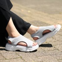 kitson/ハスキー HUSKY husky Co.Ltd. kitson ニット 厚底 キラキラ サンダル/506172268